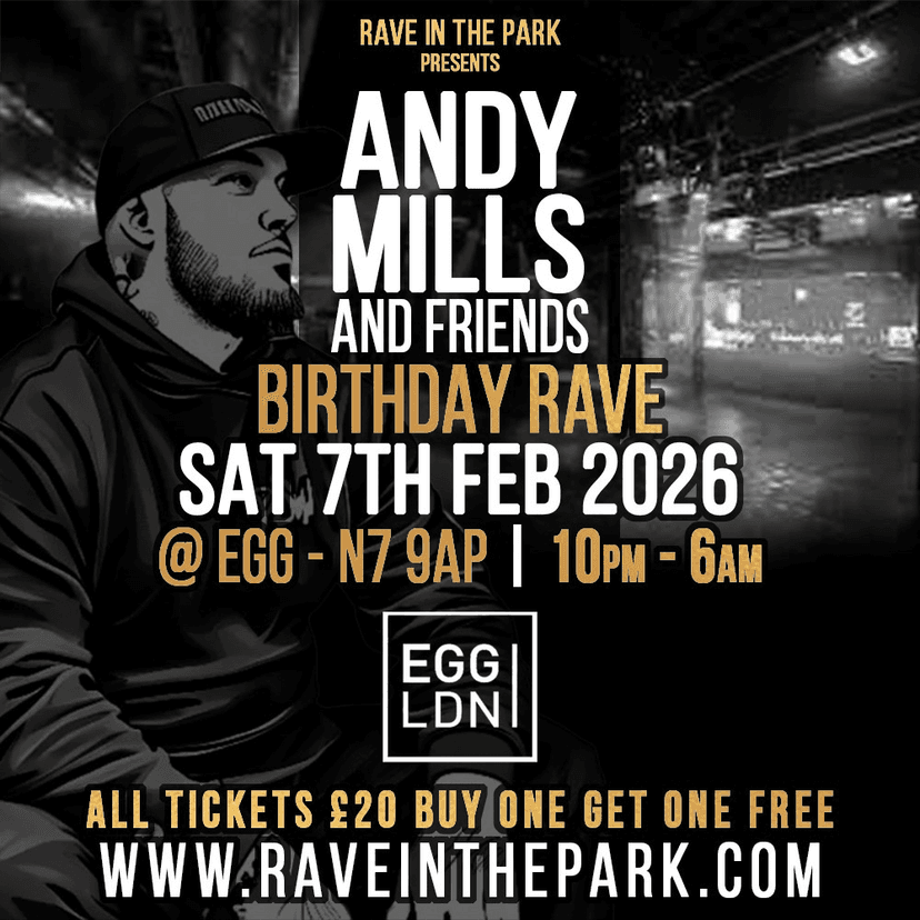 ANDY MILLS BIRTHDAY RAVE