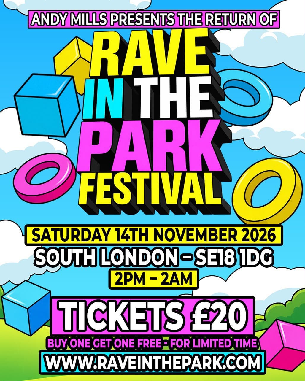 RAVE IN THE PARK 12HR DAY TO NIGHT FESTIVAL